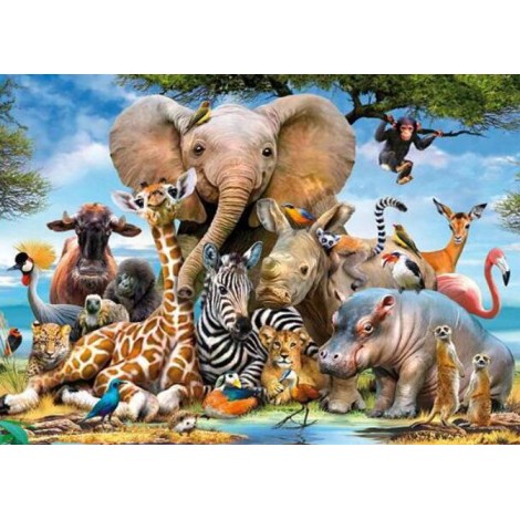 Cute Animal Photo 5D Diy Diamond Painting
