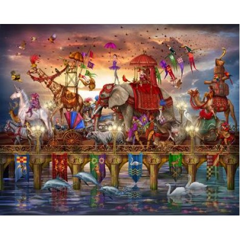 Modern Art Elephant Diy 5D Diamond Painting Kits UK