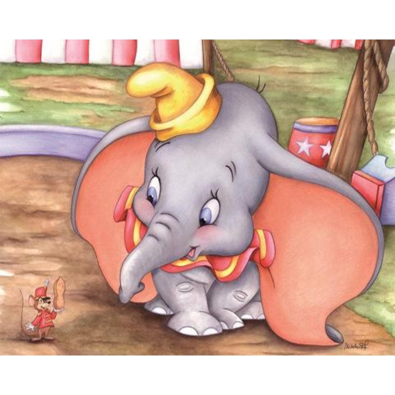 Dumbo And Mouse Diy 5D Di...