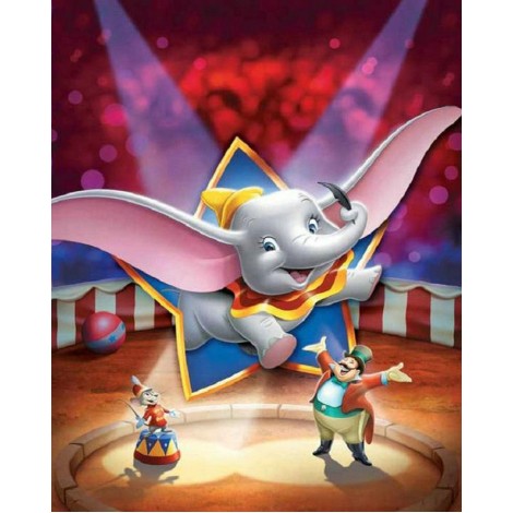Cute Cartoon Dumbo Diy 5D Diamond Painting Kits UK