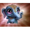 Special Modern Art Colorful Elephant And Butterfly Diy 5D Diamond Painting Kits UK