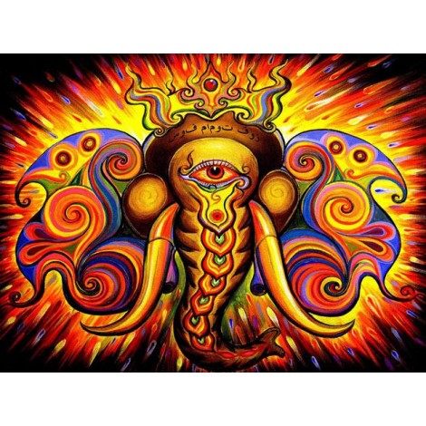 Special Modern Art Elephant Diy 5D Diamond Painting Kits UK