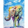 Watercolor Elephant 5D Diy Diamond Painting Kits UK