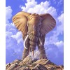 Special Elephant With Pencil 5D Diy Diamond Painting Kits UK