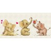 Three Cute Cartoon Elephants Diy 5D Diamond Painting Kits UK
