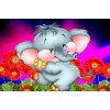 Cute Cartoon Elephant Diy 5D Diamond Painting Kits UK