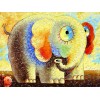 Funny Big Eyes Cartoon Elephant Diy 5D Diamond Painting Kits UK