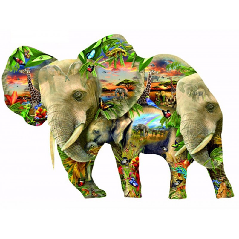 New Modern Art Elephant D...
