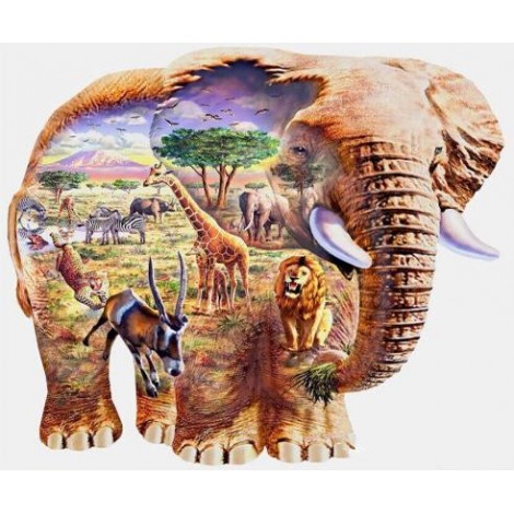 New Modern Art Elephant Diy 5D Diamond Painting Kits UK