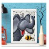 Funny Cartoon Elephant 5D Diy Diamond Painting UK