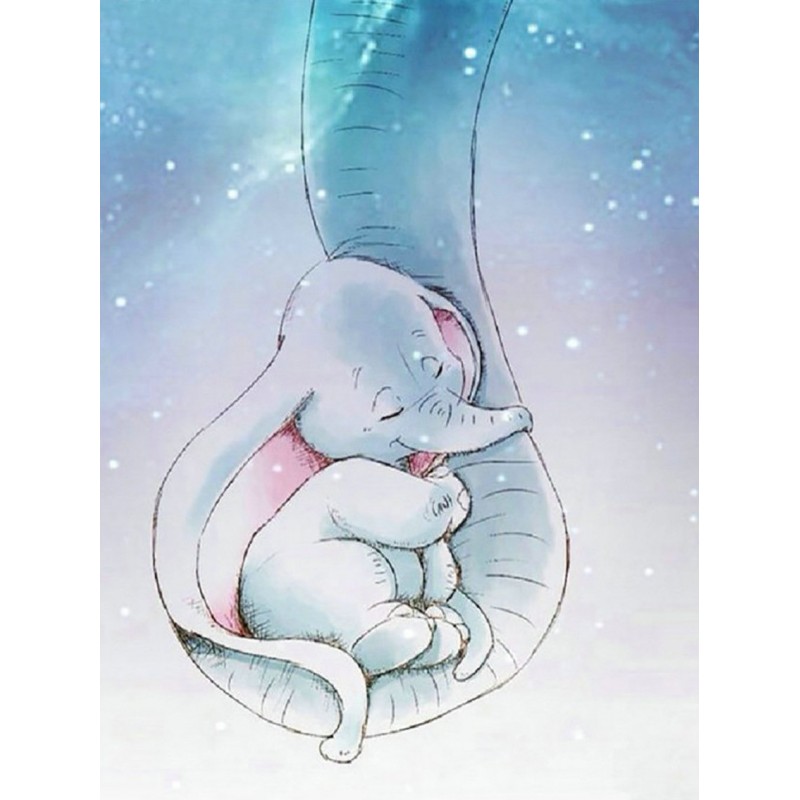Cute Cartoon Baby Elephan...