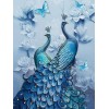 Anaglyph effect Peacock 5d Diy Diamond Painting Kits UK