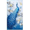 Cheap Dream Anaglyph effect Peacock 5D Diy Diamond Painting Kits UK