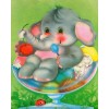 Cute Cartoon Elephant Diy 5D Diamond Painting UK