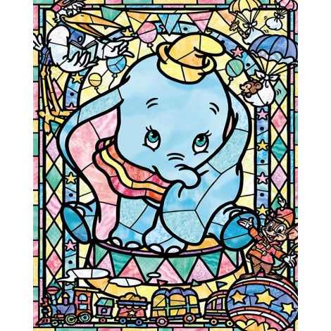 Cute Cartoon Elephant Diy 5D Diamond Painting UK