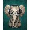 Best Cute Cartoon Elephant Diy 5d Diamond Painting Kits UK