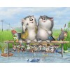 The Kitten Who Went Fishing DIY Diamond Painting