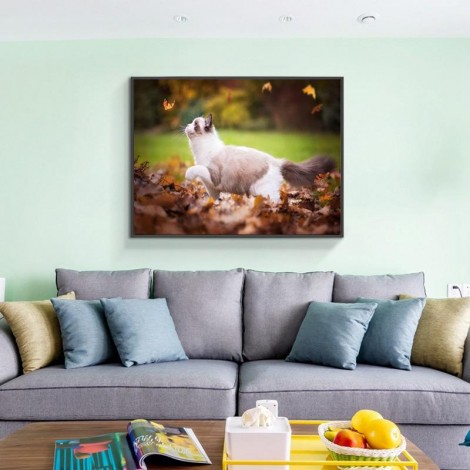 Hot Sale Lovely Cat Diy 5D Diamond Painting Kits UK