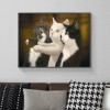 Hot Sale Funny Cats are looking at their phone 5D Diy UK Diamond Painting Kits