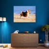 Cute Dog On The Beach 5D Diy Diamond Painting Kits