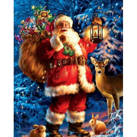 Hot Sale Santa Christmas 5D Diy Diamond Painting Kits UK
