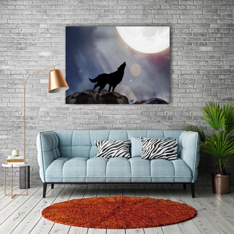 Best New Dream Wolf Pattern 5D Diy Diamond Painting Kits UK