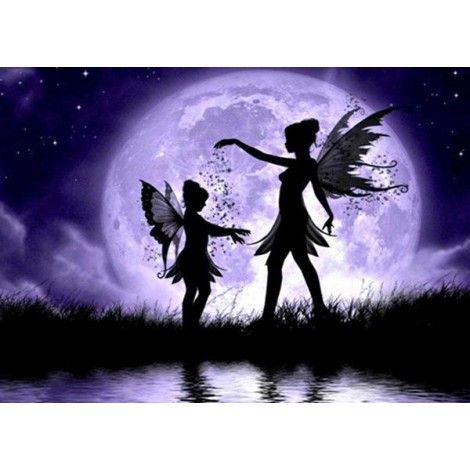 Beauty And Butterfly 5D Diy Diamond Painting Kits UK