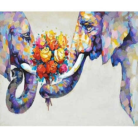 Hot Sale Elephant Pattern 5D DIY Diamond Painting Kits UK