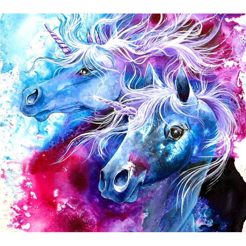 Colorful Unicorns 5D DIY ...