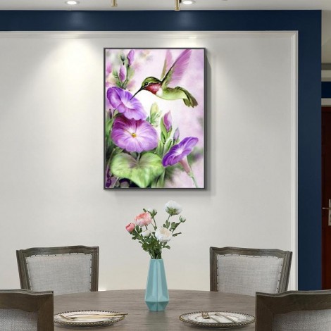 Affordable Bird And Flower DIY 5D Diamond Painting UK