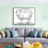 The Abstract Sheep 5D DIY Diamond Painting Kits UK