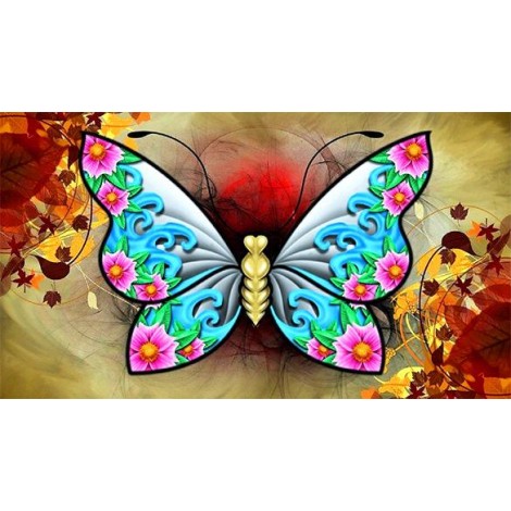Colorful Butterfly 5D DIY Diamond Painting