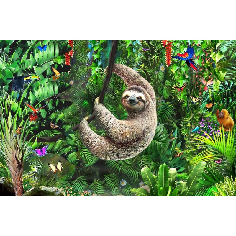 Sloth On The Tree 5D...