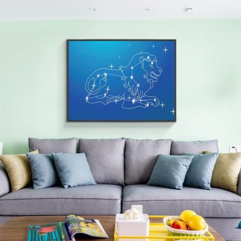 The constellation Leo 5D DIY Diamond Painting Kits UK