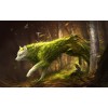 Green Wolf 5D DIY Diamond Painting