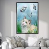 Cat And Butterfly 5D DIY Diamond Painting Kits UK