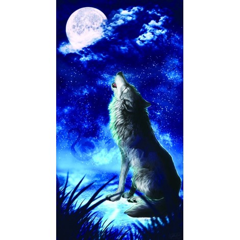 Wolf Moon 5D DIY Diamond Painting