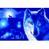 Night Wolf Moon 5D DIY Diamond Painting