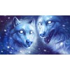 Two Wolves 5D DIY Diamond Painting
