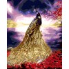 Paint by Numbers Set UK - Golden Peacock