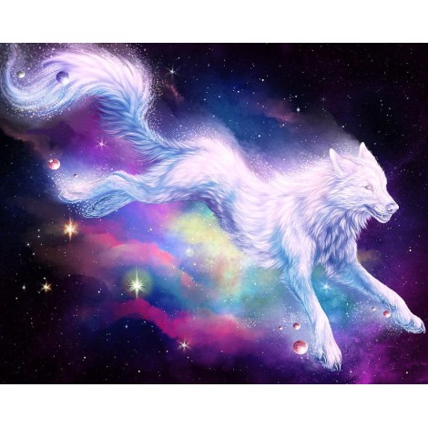Shining Wolf 5D DIY Diamond Painting