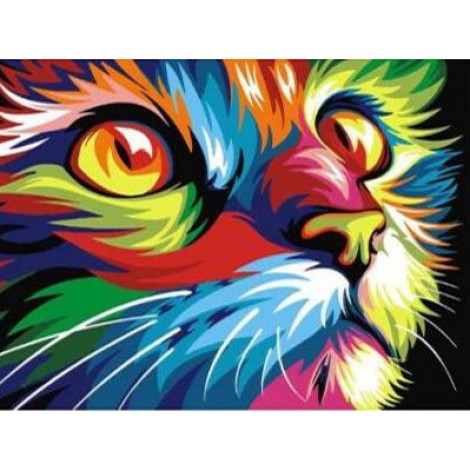Hot Sale Special Colorful Cat 5D Diy Diamond Painting Kits UK