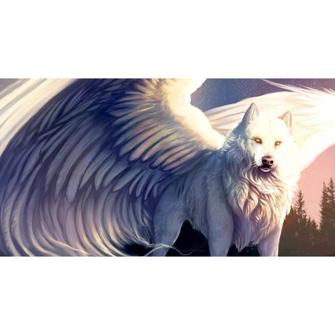 Wolf With Wings 5D DIY Diamond Painting