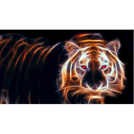 Abstract Tiger 5D DIY Diamond Painting