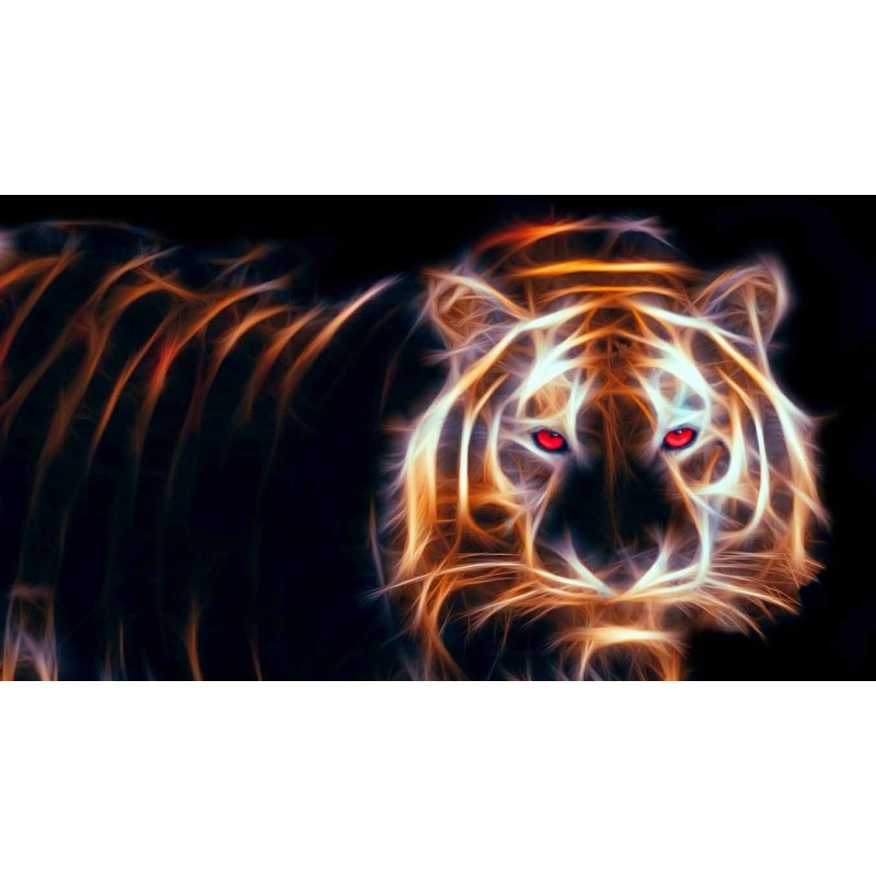 Abstract Tiger 5D DIY Dia...
