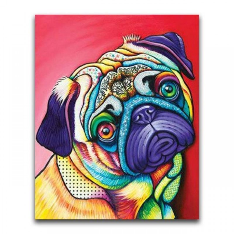 Watercolor Dog Diy 5...