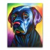 Special Dreamy Colorful Dog Diy 5d Diamond Kits UK