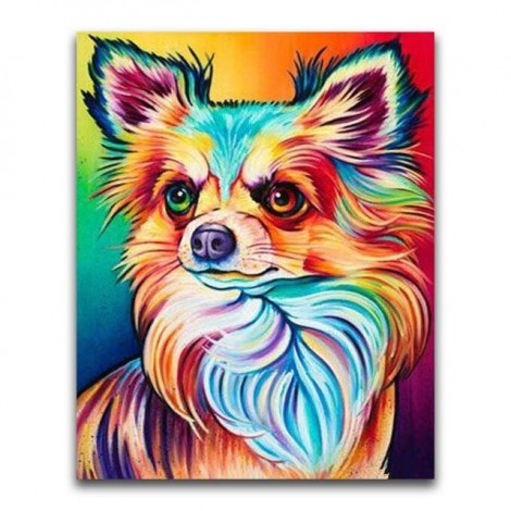 Hot Sale Watercolor Pet Dog Diy 5d Diamond Painting Kits UK