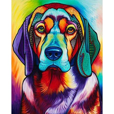 Best Watercolor Pet Dog Diy 5D Diamond Painting Kits UK