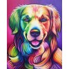 Watercolor Pet Dog Diy 5D Diamond Painting Kits UK